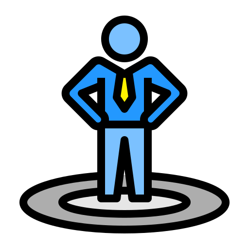 Standing Generic Outline Color icon