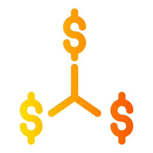 symbole du dollar Generic Flat Gradient Icône