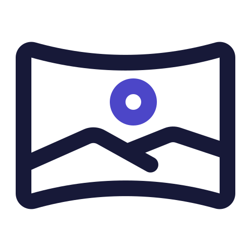 파노라마 Generic Outline Color icon