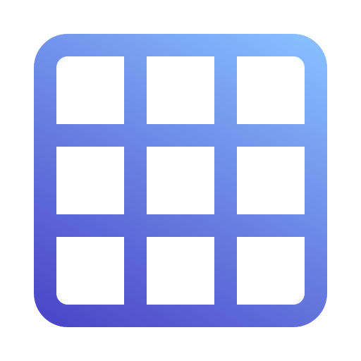 Grid Generic Gradient icon