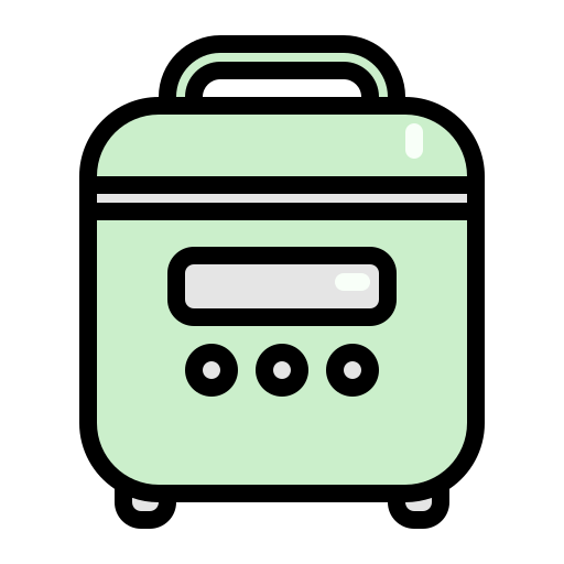urządzenie do gotowania ryżu Generic Outline Color ikona