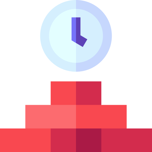 Time Basic Straight Flat icon