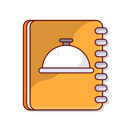메뉴 Vector Stall Lineal Color icon