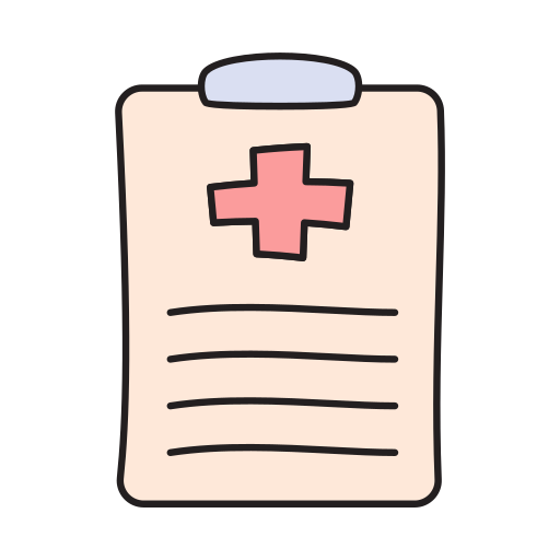 Medical report Generic Hand Drawn Color icon