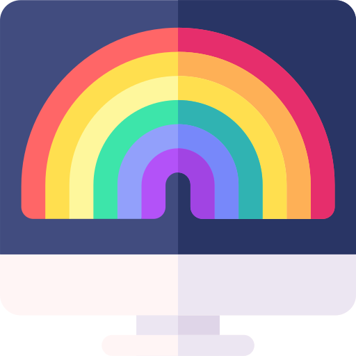 lgbt Basic Rounded Flat icoon