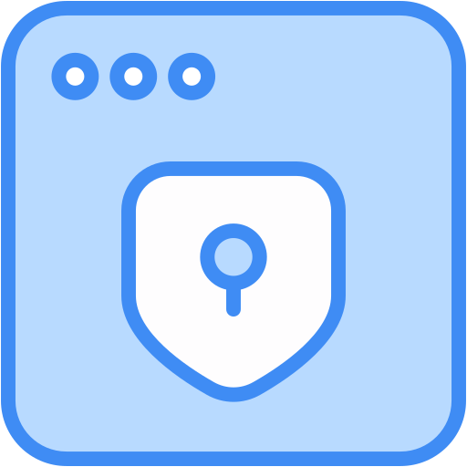 Веб-безопасность Generic Blue иконка