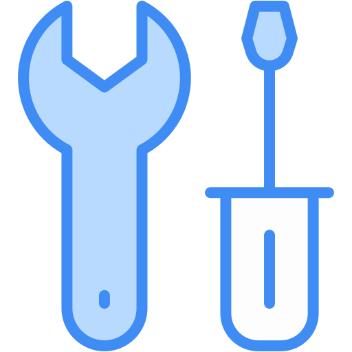 mantenimiento Generic Blue icono