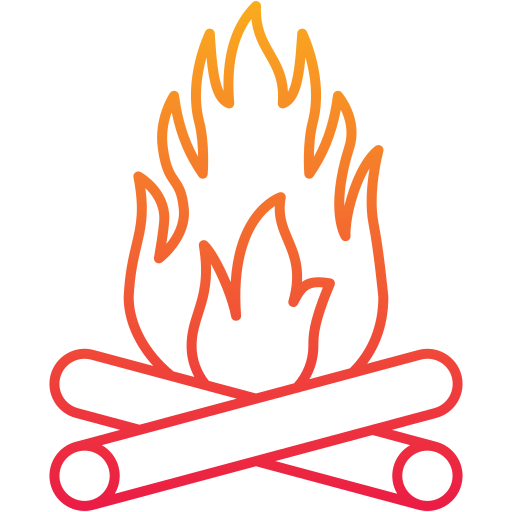 たき火 Generic Gradient icon