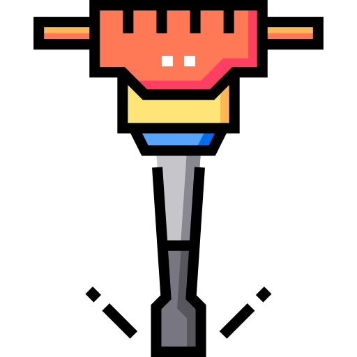 presslufthammer Detailed Straight Lineal color icon