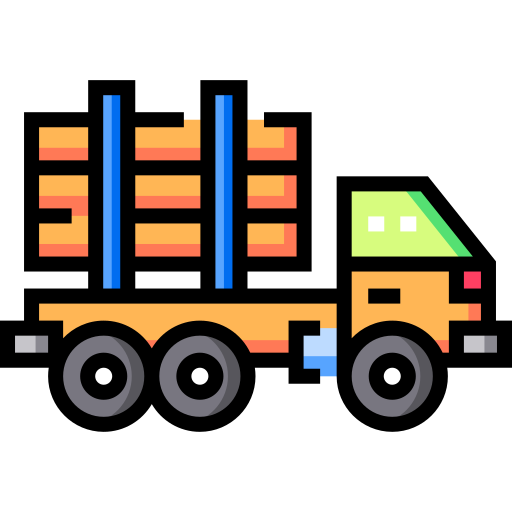 lkw Detailed Straight Lineal color icon
