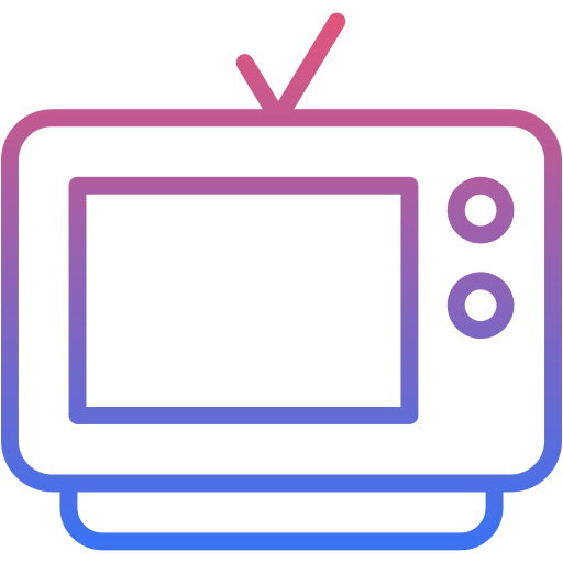 Television Generic Gradient icon