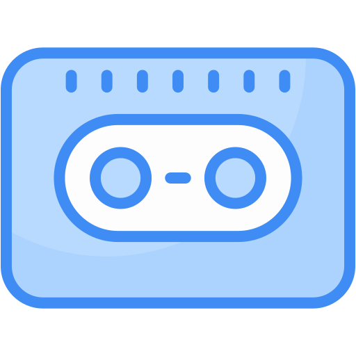 テープレコーダー Generic Blue icon