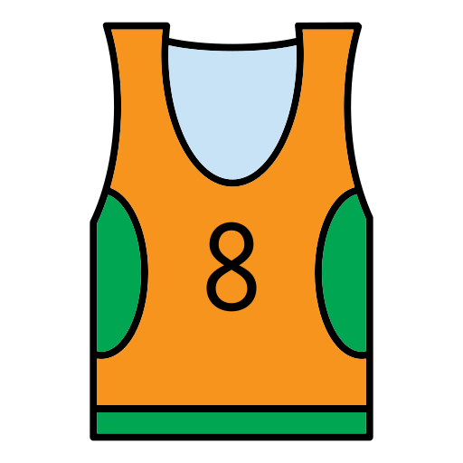 camiseta de basquete Generic Outline Color Ícone
