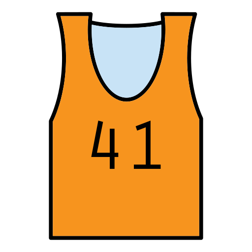 basketbal shirt Generic Outline Color icoon