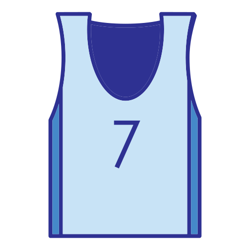 koszulka do koszykówki Generic Blue ikona