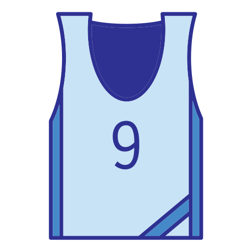 basketbal shirt Generic Blue icoon