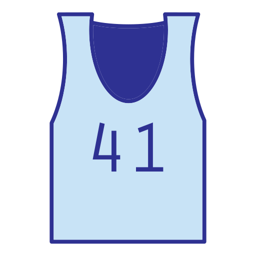 バスケットボールジャージ Generic Blue icon