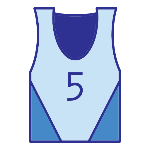 Basketball jersey Generic Blue icon