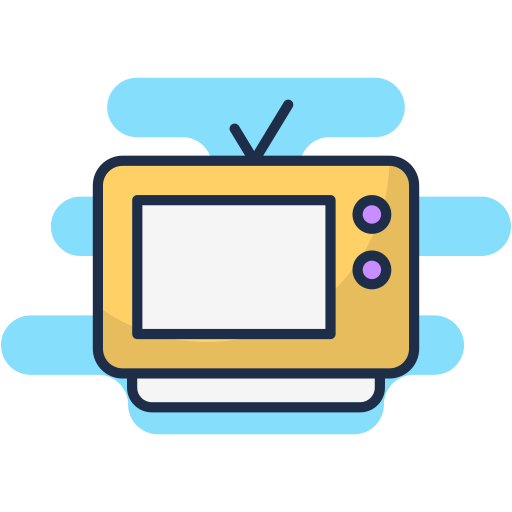fernsehen Generic Rounded Shapes icon