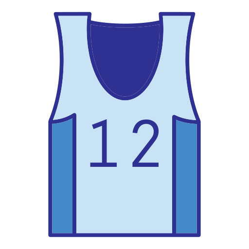 camiseta de basquete Generic Blue Ícone