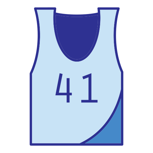 バスケットボールジャージ Generic Blue icon