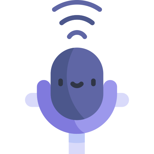 Voice assistant Kawaii Flat icon