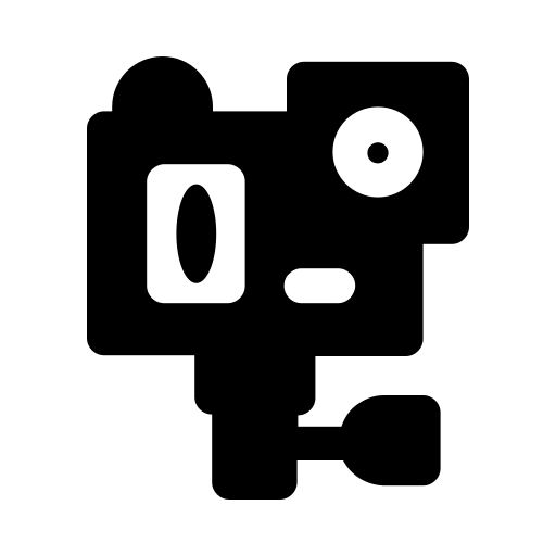 kamera akcji Generic Glyph ikona