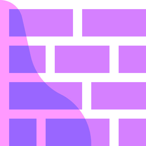 Brick wall Basic Sheer Flat icon