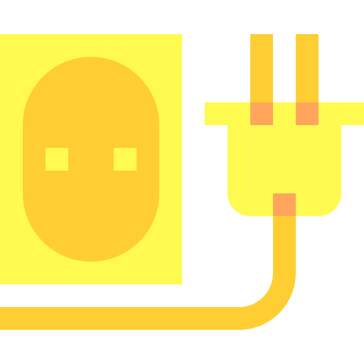 Power socket Basic Sheer Flat icon