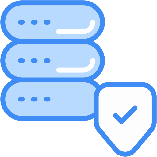 protection des données Generic Blue Icône