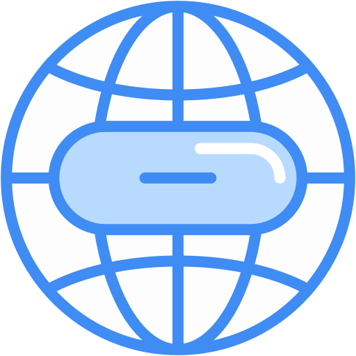 ochrona internetu Generic Blue ikona