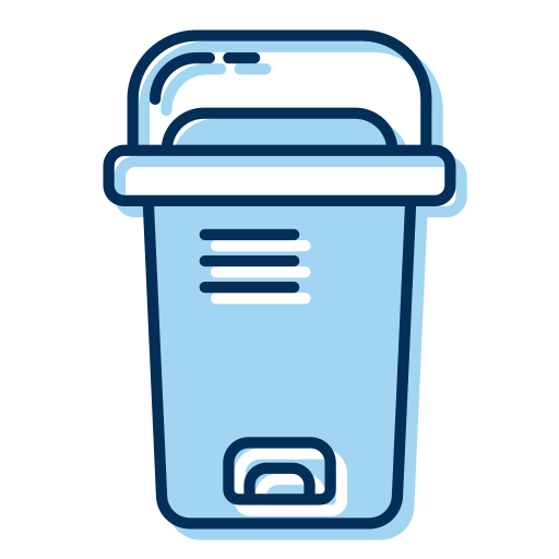 Trash Generic Blue icon
