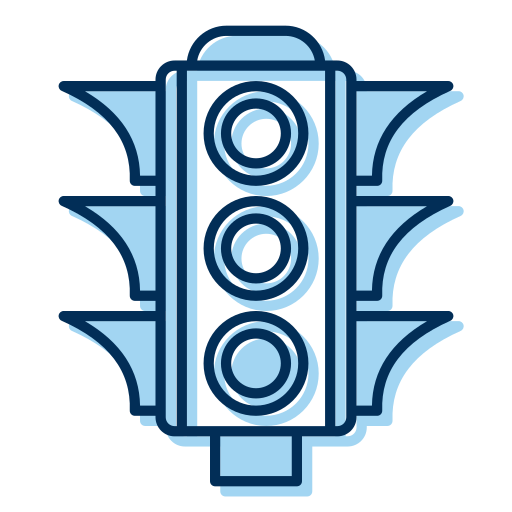 semaforo Generic Blue icona