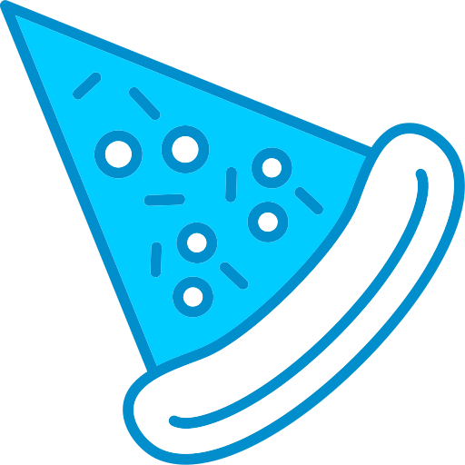ピザ Generic Blue icon