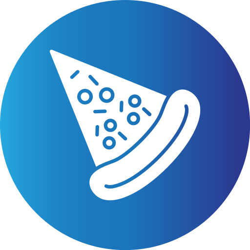 pizza Generic Blue icoon