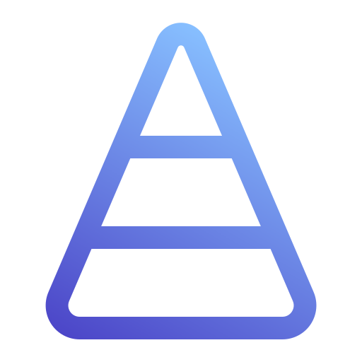 pirámide Generic Gradient icono