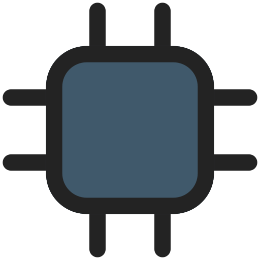 chip Generic Outline Color icon