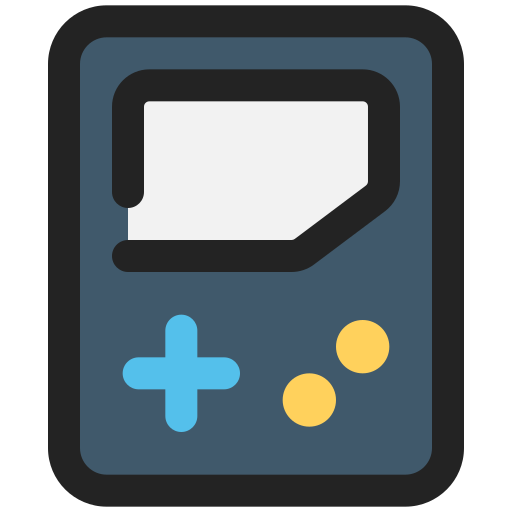 game boy Generic Outline Color icona