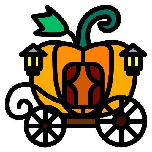 Pumpkin carriage Generic Outline Color icon