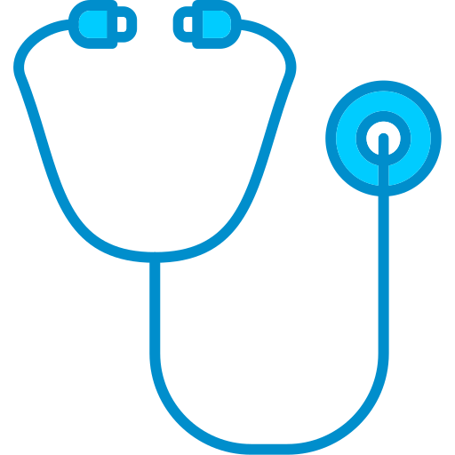 stetoskop Generic Blue ikona