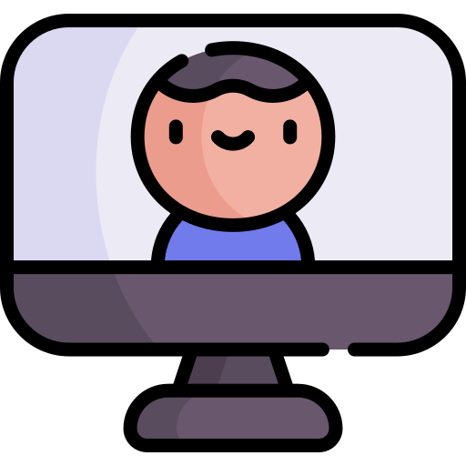 online-meeting Kawaii Lineal color icon