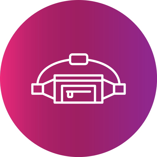 Fanny pack Generic Flat Gradient icon
