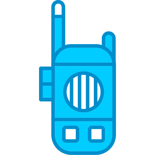 walkie-talkie Generic Blue icon