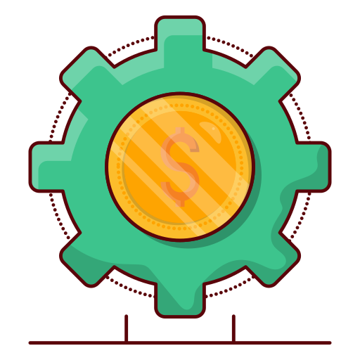 management Vector Stall Lineal Color icon