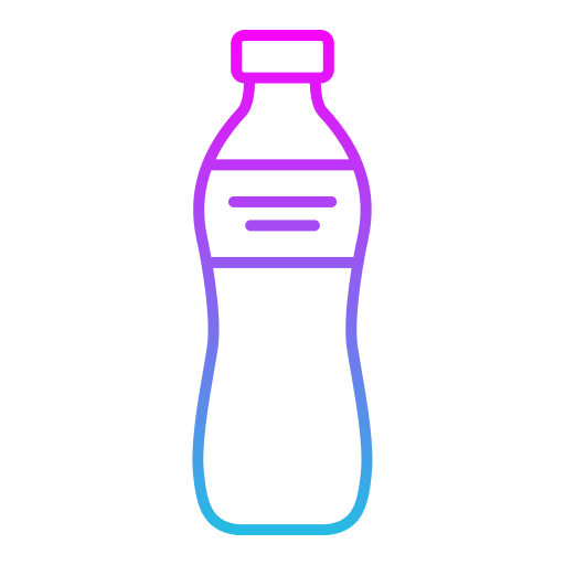 бутылка с водой Generic Gradient иконка