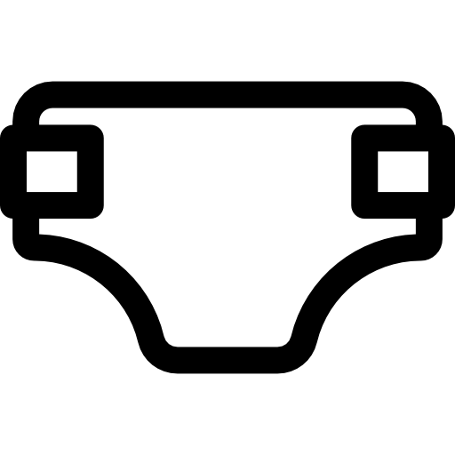 Подгузник Basic Rounded Lineal иконка
