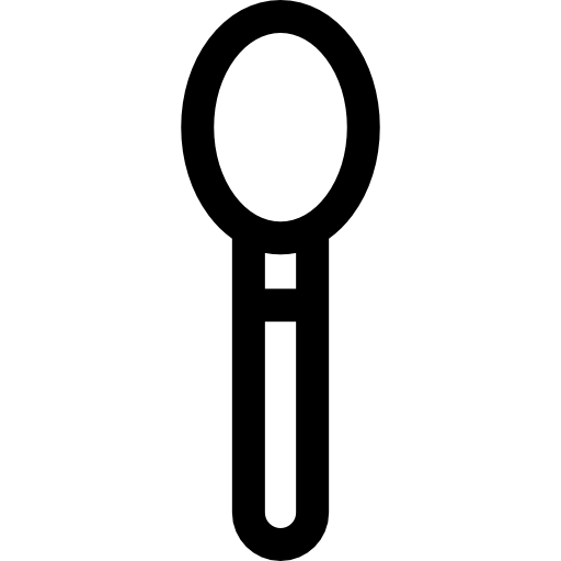 cucchiaio Basic Rounded Lineal icona