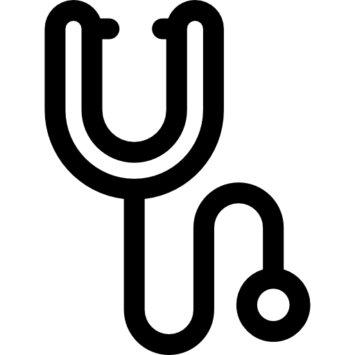 phonendoscoop Basic Rounded Lineal icoon