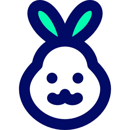Easter bunny Vitaliy Gorbachev Green Shadow icon