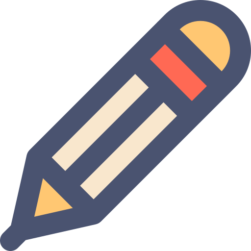 Pencil Vitaliy Gorbachev Lineal Color icon